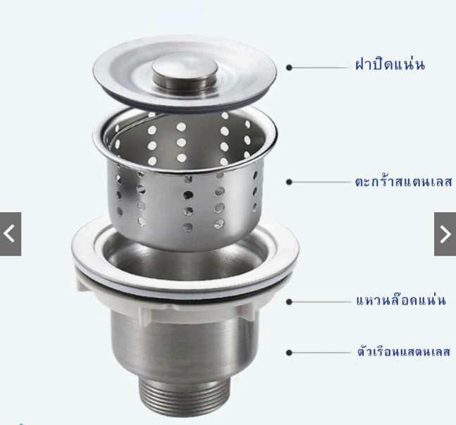 สะดือตะกร้า 5 นิ้ว 1 หลุม